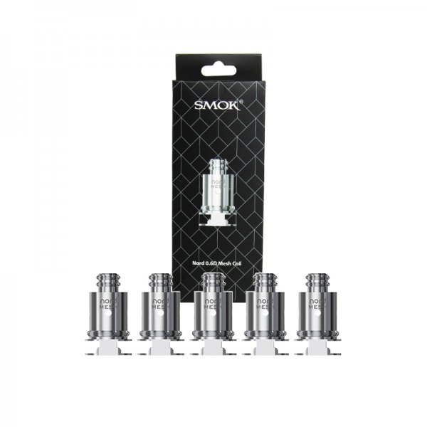 Résistances Mesh Nord 0.6Ω (5pcs) - Smoktech