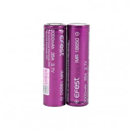 Accu rechargeable 18650 3000mAh 35A flat top (2pcs) - Efest