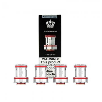 Résistances Crown IV UN2 Mesh 0.23Ω SS904L (4pcs) - Uwell