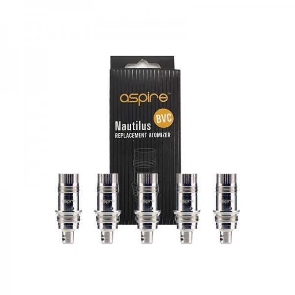 RÉSISTANCES BVC NAUTILUS 0.7Ω / 1.6Ω / 1.8Ω (5PCS) - ASPIRE