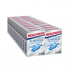 Chewing-Gum Blancheur Menthe (20 Pièces) - Hollywood
