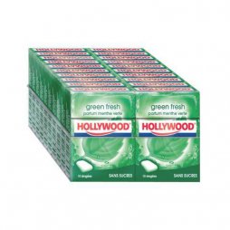Chewing-Gum Green Fresh (20 Pièces) - Hollywood