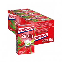 Chewing-Gum Fraise Citron (16 Pièces) - Hollywood