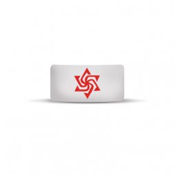 Vape Band White Star Logo 22 to 26mm