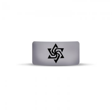 Vape Band Grey Star Logo 22 to 26mm