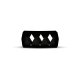 Vape Band Black Bubble Diamond 24 to 28mm
