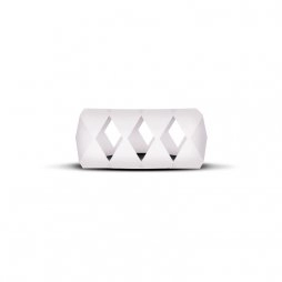 Vape Band White Bubble Diamond 24 to 28mm