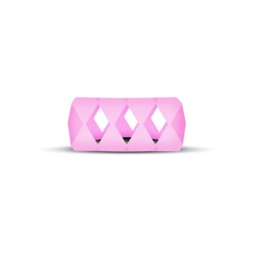 Vape Band Pink Bubble Diamond 24 to 28mm