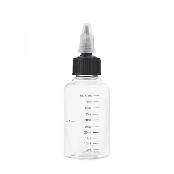 Graduated bottle with measuring cap 50ml