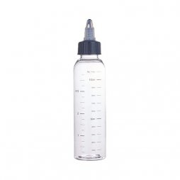 Graduated bottle with measuring cap 110ml