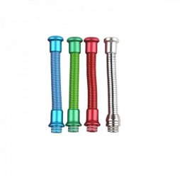 (S0047bis) - Extra Long Flexible Stainless Steel 510 Drip Tip