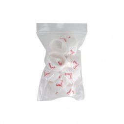 Vape Band White Ship Logo 22 to 26mm