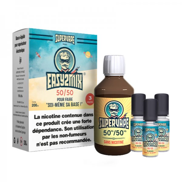 Easy2Mix 50PG / 50VG - 3mg nicotine - Supervape