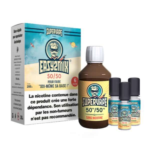 Easy2Mix 200ml 50PG / 50VG - 6mg nicotine - Supervape