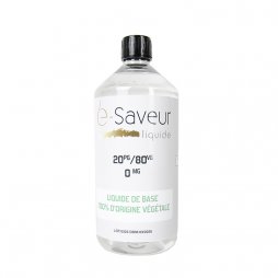 Base 20PG / 80VG 0mg - e-Saveur 1L