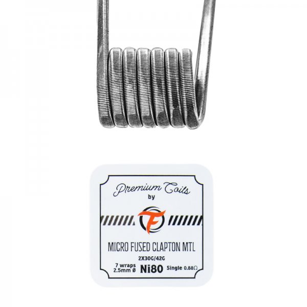Micro Fused Clapton MTL Ni80 0.88Ω (10pcs) - Fumytech