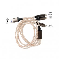 Câble 3 en 1 Multifonctions RGB