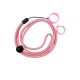 Adjustable Lanyard With Silicone Ring Pink (1pcs)