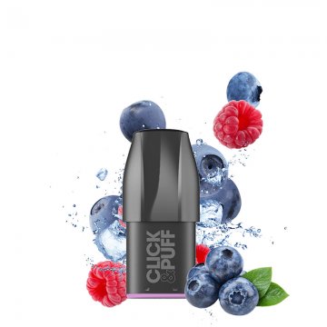 Cartouche Click & Puff 10/20mg Raspberry Blueberry (1pcs) - X-Bar