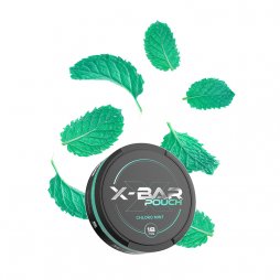 X-Bar Pouch 9/18mg Chloro Mint (20pcs) - X-Bar