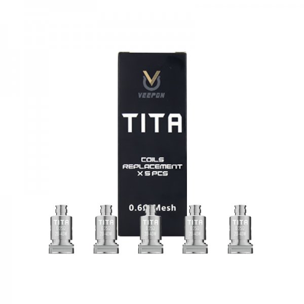 Coils Tita 0.6 Ω (5pcs)- Veepon