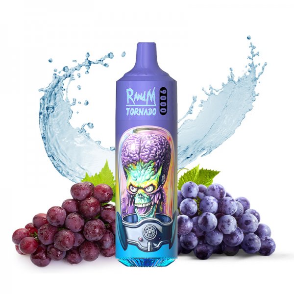 Tornado 9000 0mg 600mAh Grape - Fumot