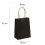 Sac Kraft poignées torsadés blanc 21x11x27