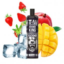 Puff Dark Knight 5000 Mango Strawberry Ice 0mg - Aroma King