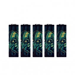 Battery Wraps 18650 (5pcs) Alien