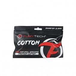 Coton Premium 100% Naturel Organique 2.5mm - Fumytech
