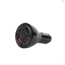 Chargeur Rapide Voiture 4 Ports - BK362-2PD (Noir)