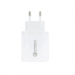 Adaptateur Secteur/USB 3 port 2,1A 5V Fast Charge 3.0 - BK373 (Blanc)