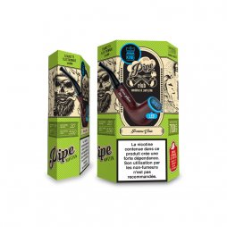 Puff Pipe Hipster 700 Green Apple 20mg - Aroma King
