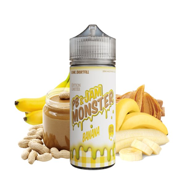 [Black Friday] Banana 0mg 100ml - PB & Jam Monster by Monster Vape Labs