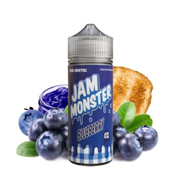 Blueberry 0mg 100ml - Jam Monster by Monster Vape Labs