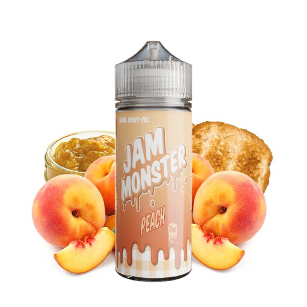 [Black Friday] Peach 0mg 100ml - Jam Monster by Monster Vape Labs