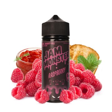 Raspberry 0mg 100ml - Jam Monster by Monster Vape Labs