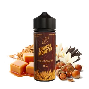 Sweet Caramel 0mg 100ml - Tobacco Monster by Monster Vape Labs