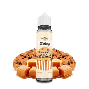 Cookie aux Pépites de Caramel 0mg 50ml - Bonbon & Gourmandise by Liquidéo