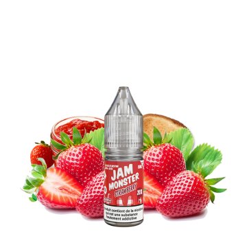 Strawberry Salt 20mg 10ml - Jam Monster by Monster Vape Labs