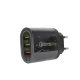 Adaptater Wall/USB 3 port 2,1A 5V Fast Charge 3.0 - BK373