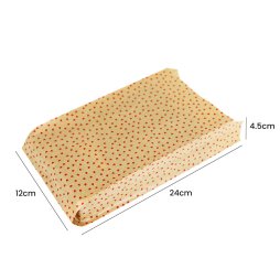 Gift pouches in kraft heart pattern 12x24x4.5cm (50pcs) - Clairefontaine