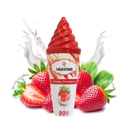 Creamy Strawberry 0mg 50ml - Heavens by Vape Maker