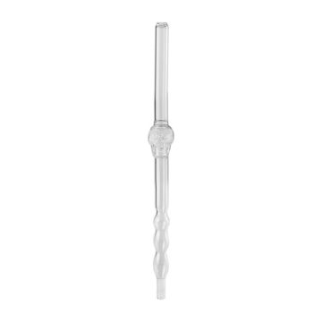 Glass Hookah head shape MouthPiece Chicha（Skull）-clear