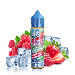 Fraise Framboise Basilic 0mg 50ml - Ice Cool by Liquidarom