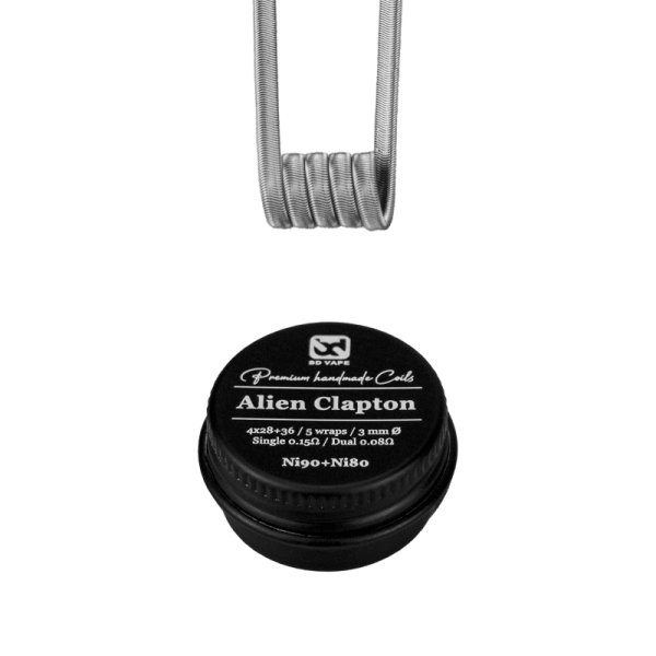 Alien Clapton Ni80+Ni90 0.15Ω Handmade (2pcs) - Fumytech