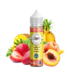 Ananas Pêche Fraise 0mg 50ml - Tasty Collection by Liquidarom