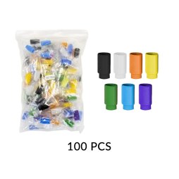 Embout testeur Multi Colors pour drip tip 510 (100pcs)