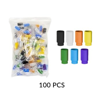 Embout testeur Multi Colors drip tip 510 (100pcs)
