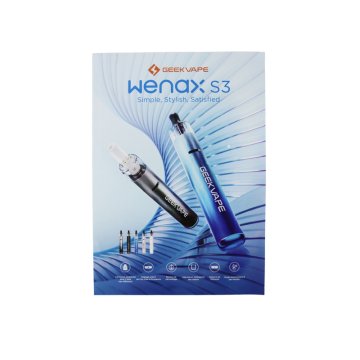 Flyer A4 Wenax S3 (EN Version) (1pcs) - Geekvape